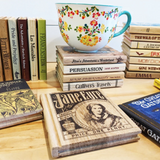 Classic Book Coaster Set