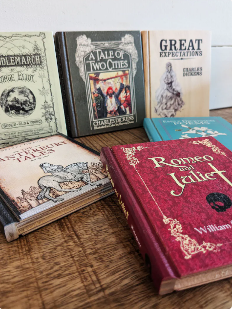 Classic Book Coaster Set