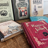 Classic Book Coaster Set